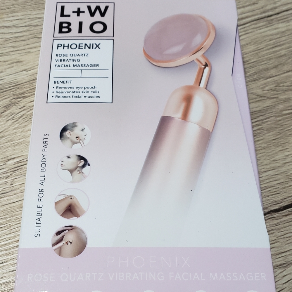 Phoenix Rose Quartz Vibrating Facial Massager
